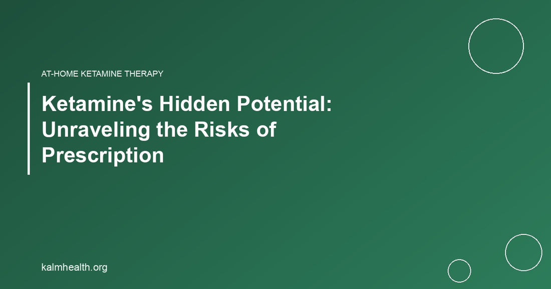 Ketamine's Hidden Potential: Unraveling the Risks of Prescription