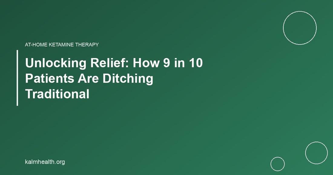 Unlocking Relief: How 9 in 10 Patients Are Ditching Traditional