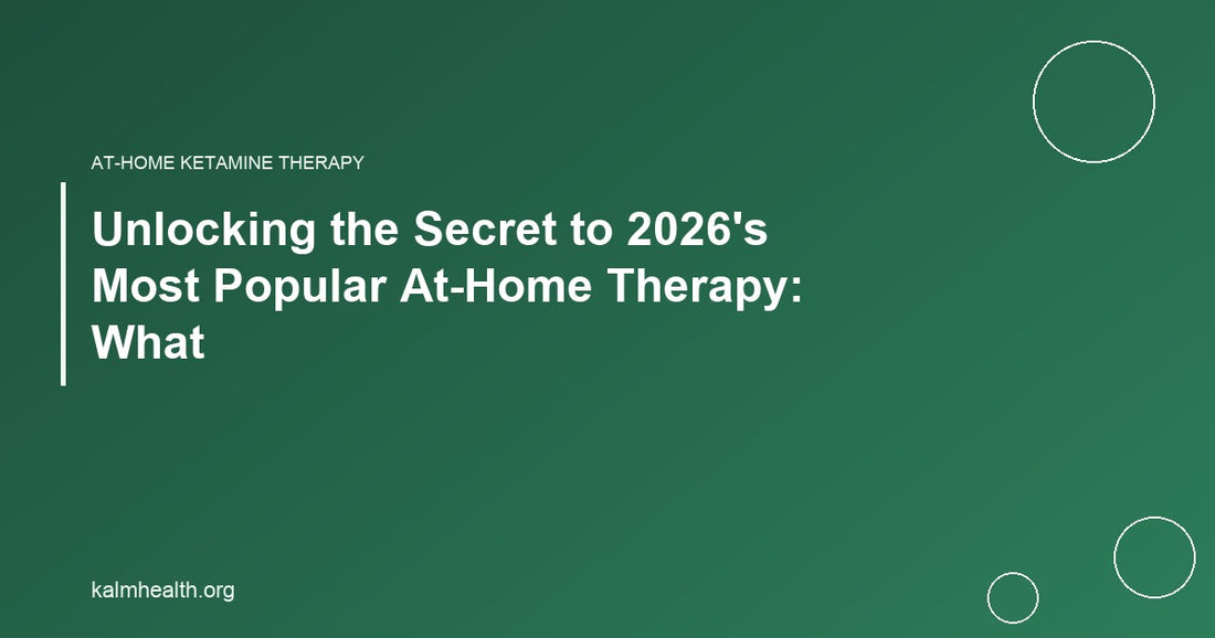 Unlocking the Secret to 2026's Most Popular At-Home Therapy: What