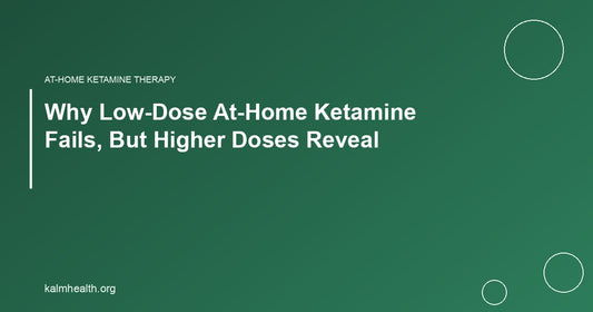 Why Low-Dose At-Home Ketamine Fails, But Higher Doses Reveal